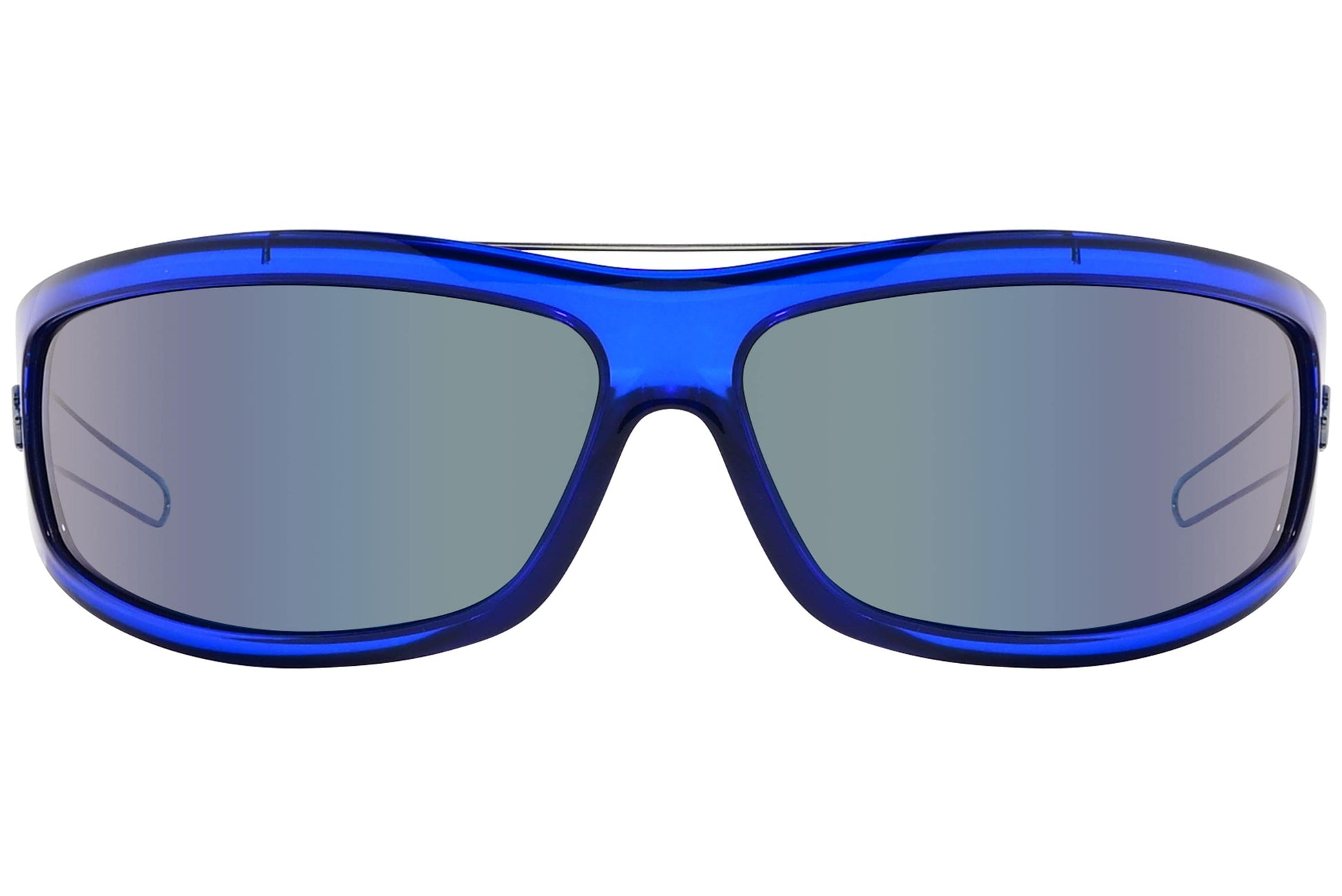 Christian Dior Blue Color  Sunglasses Viewed Front Angle.