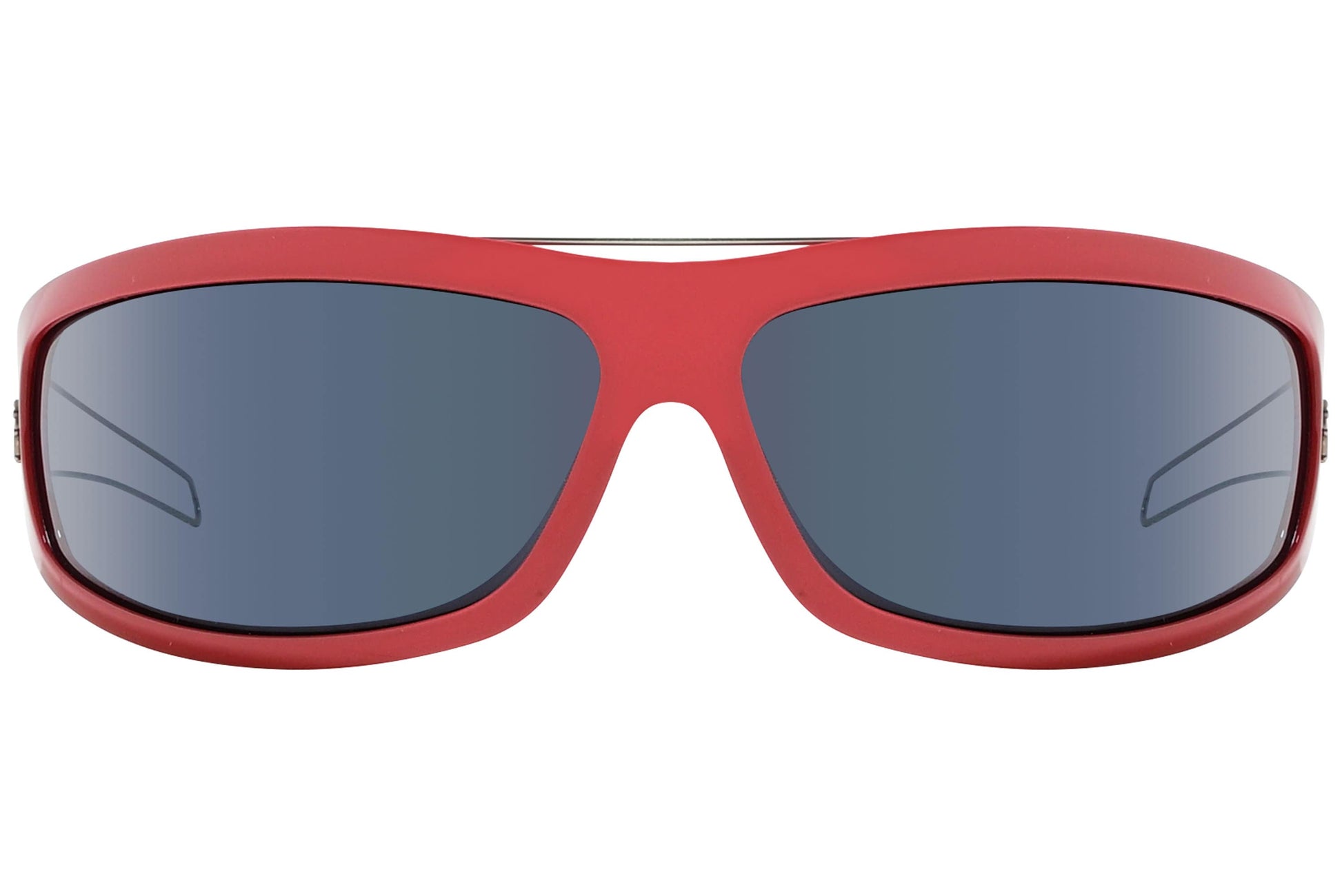 Christian Dior Red Color  Sunglasses Viewed Front Angle.