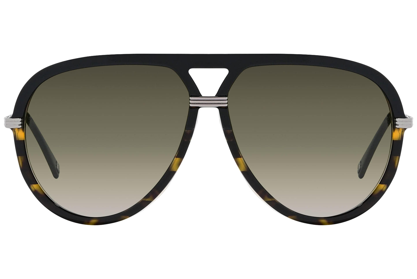 Christian Dior Tortoise Color  Sunglasses Viewed Front Angle.