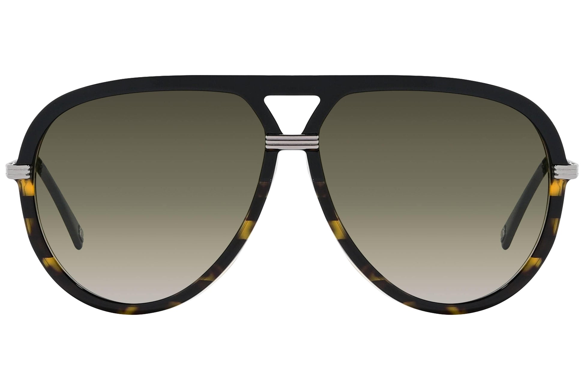 Christian Dior Tortoise Color  Sunglasses Viewed Front Angle.