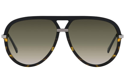 Christian Dior Tortoise Color  Sunglasses Viewed Front Angle.