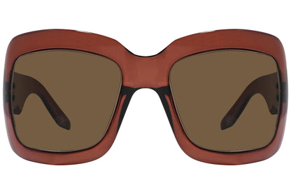 Christian Dior Brown Color  Sunglasses Viewed Front Angle.