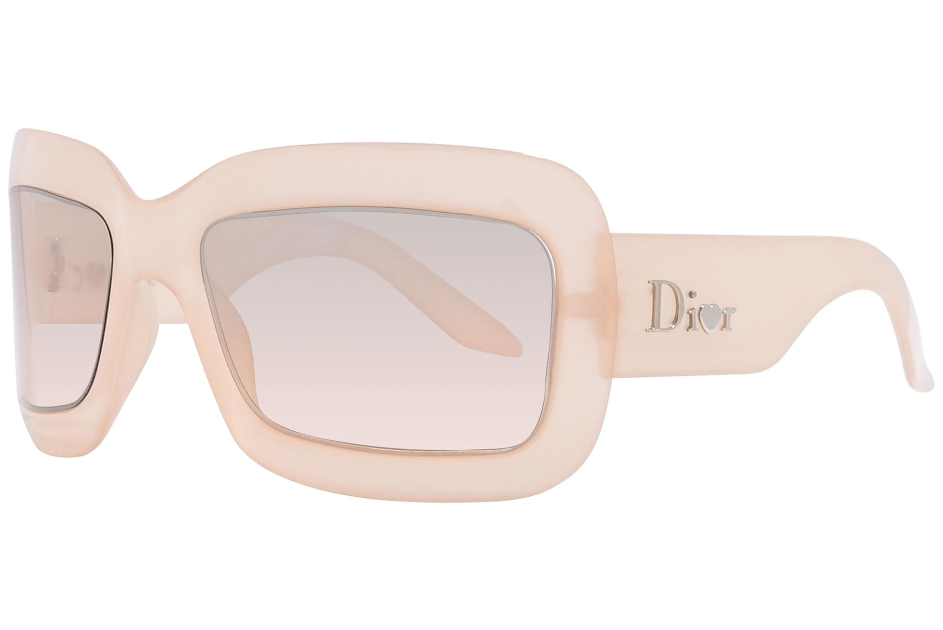 Christian Dior Pink Color  Sunglasses Viewed From A 45-Degree Angle.