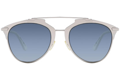 Christian Dior White Color  Sunglasses Viewed Front Angle.