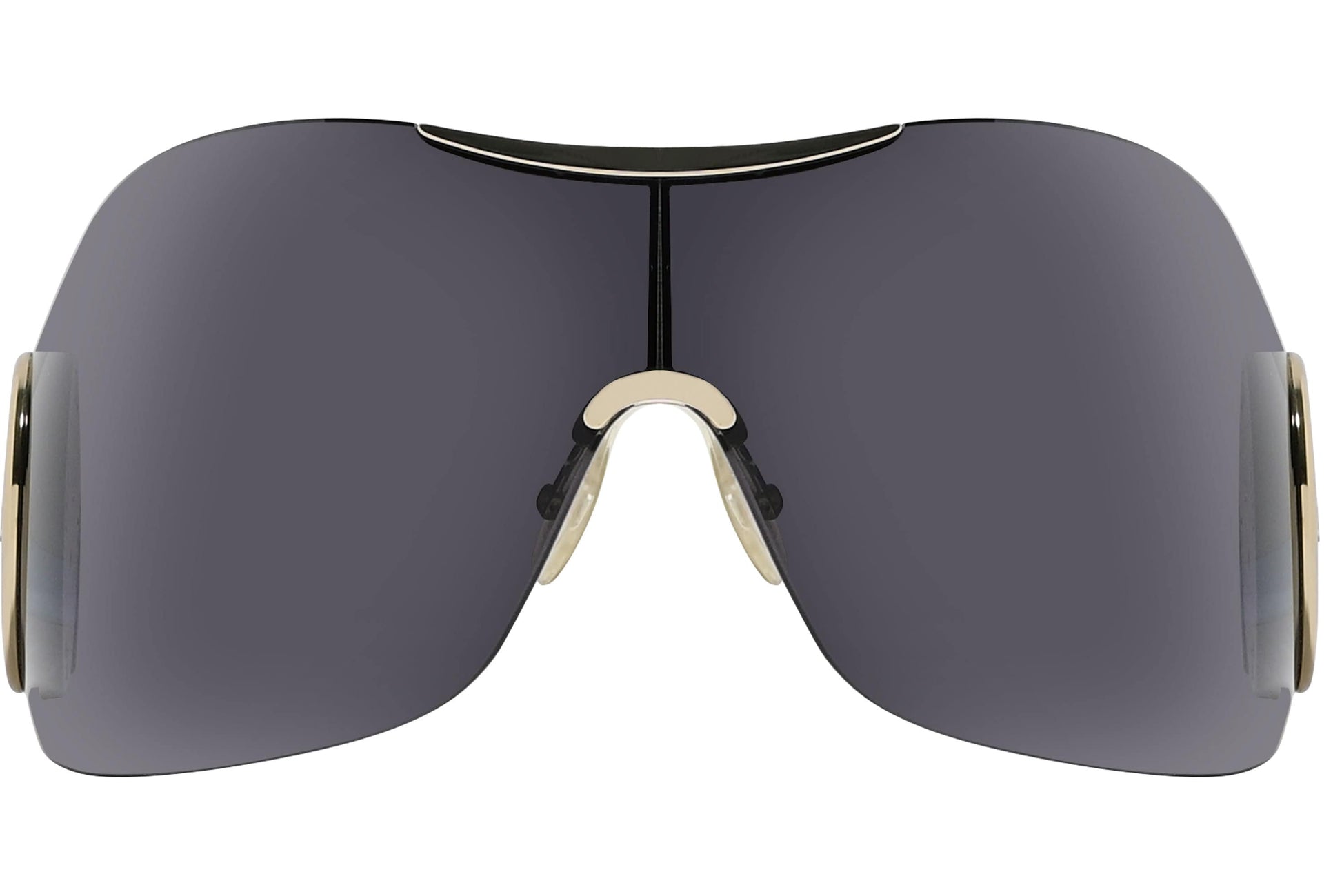 Christian Dior Black Color  Sunglasses Viewed Front Angle.