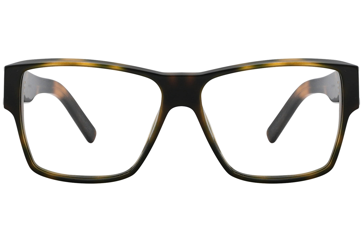 christian roth linan tortoise eyeglasses frame viewed from front.