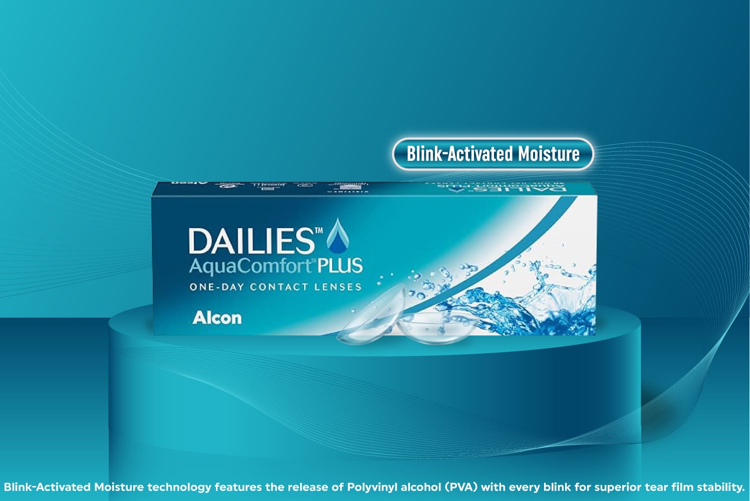 Dailies AquaComfort PLUS with Blink-Activated Moisture