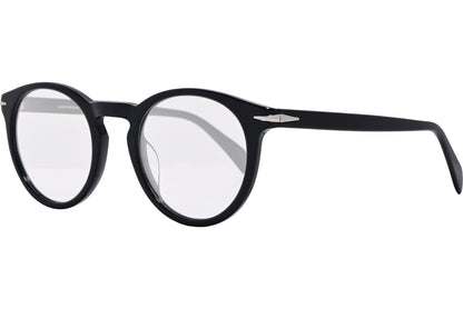 David Beckham Round Black Eyeglasses Frame Model: DB1036-S-807A