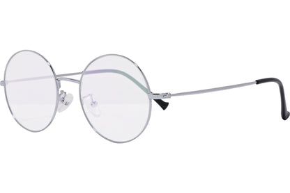 Diamond Polo Round Silver Eyeglasses Frame Model: 9825-C3