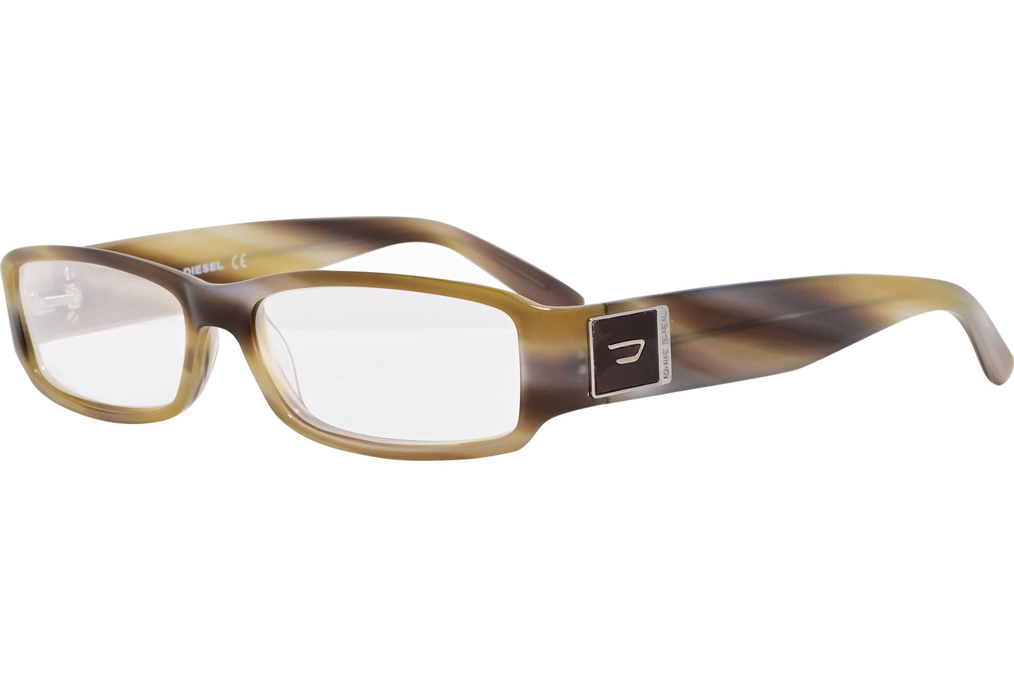 Diesel Rectangle Brown Eyeglasses Frame Model: DV0046-PWR