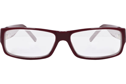 Diesel Rectangle Red Eyeglasses Frame Model: DV0047-M2Q