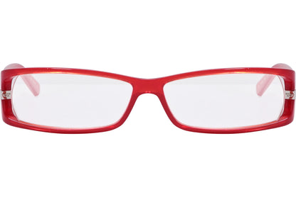 Diesel Rectangle Red Eyeglasses Frame Model: DV0100-TEH