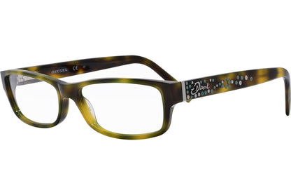 Diesel Rectangle Yellow Eyeglasses Frame Model: DV0158-05L