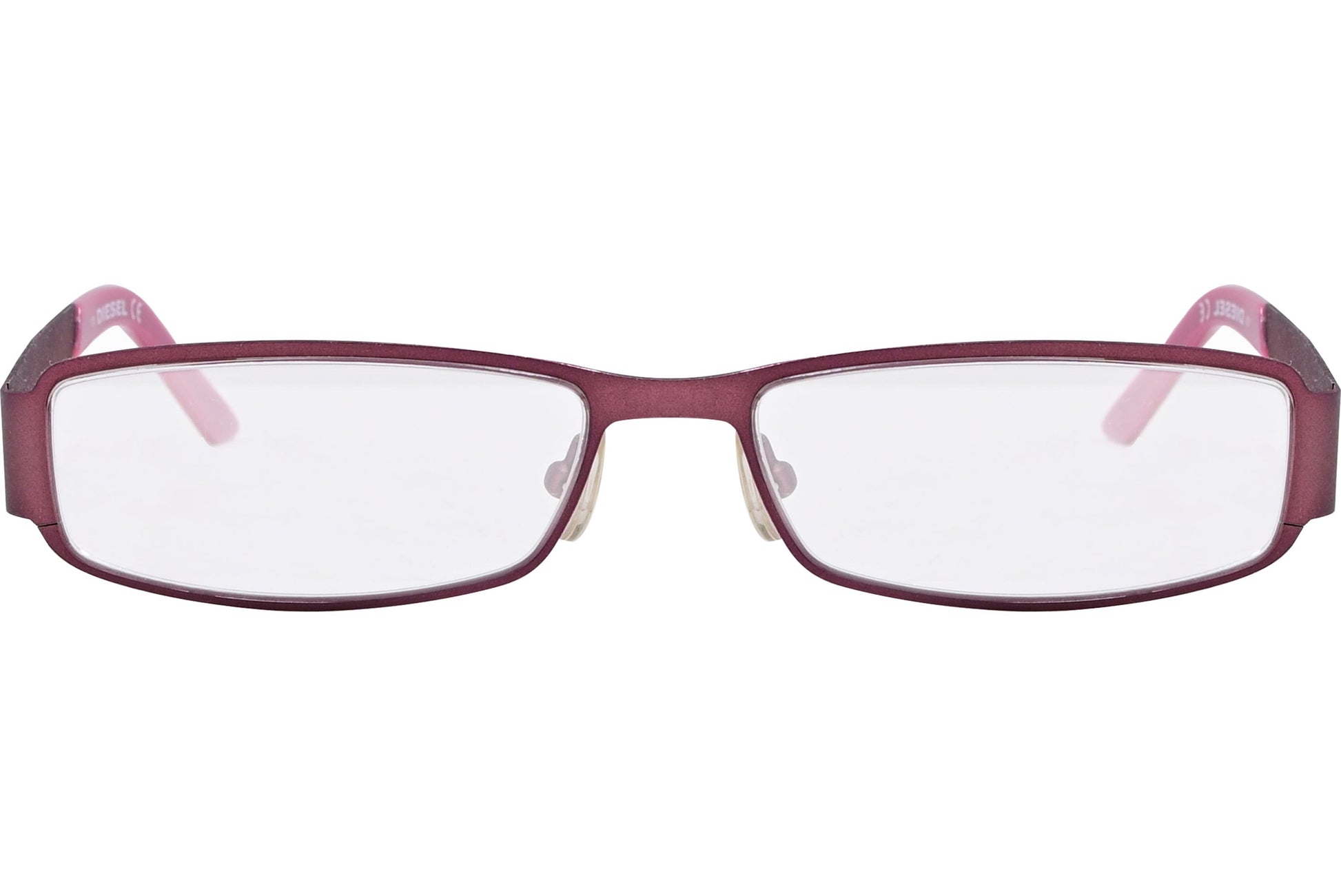 Diesel Rectangle Pink Eyeglasses Frame Model: DV095-TDS