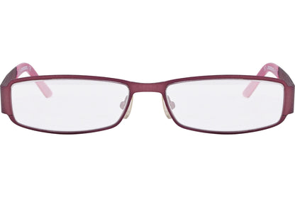 Diesel Rectangle Pink Eyeglasses Frame Model: DV095-TDS