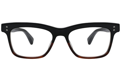 dita rambler brown eyeglasses frame viewed from front.