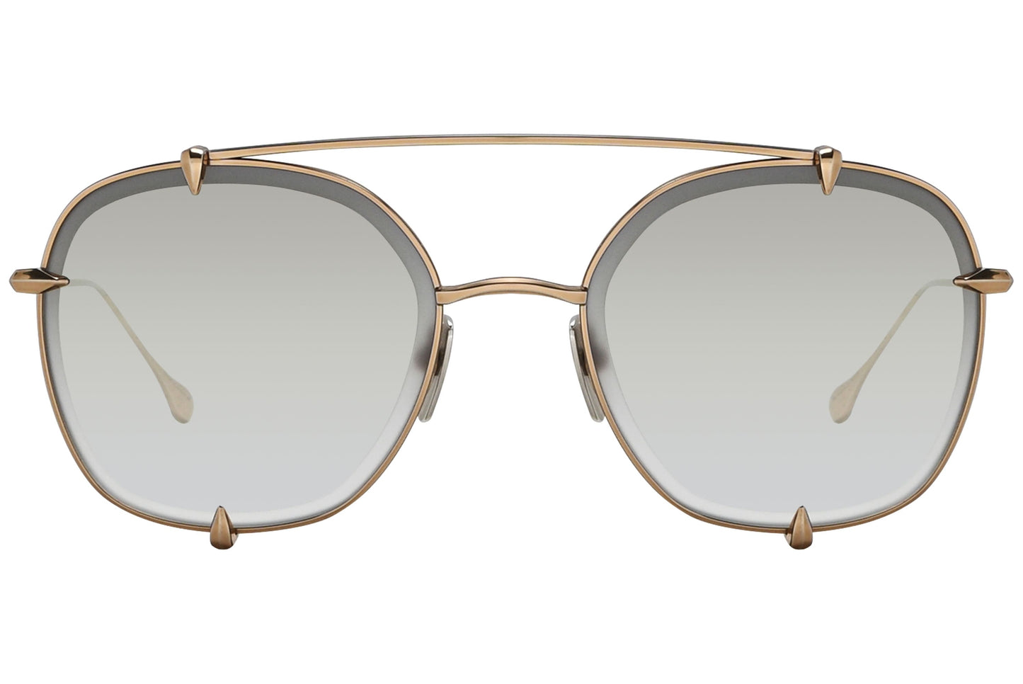 Dita Aviator Gold Sunglasses Model: 23009-RGD Front View