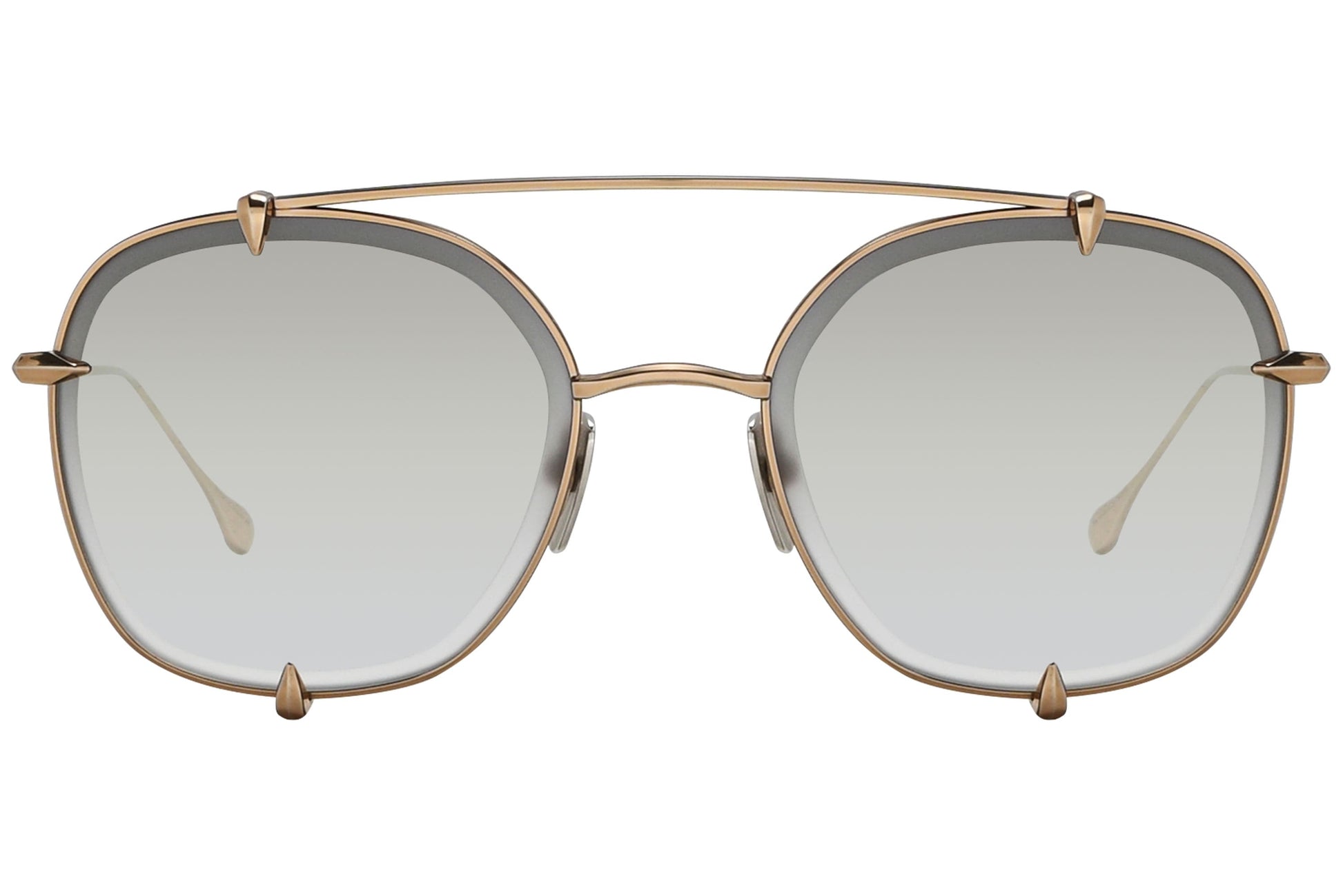 Dita Aviator Gold Sunglasses Model: 23009-RGD Front View