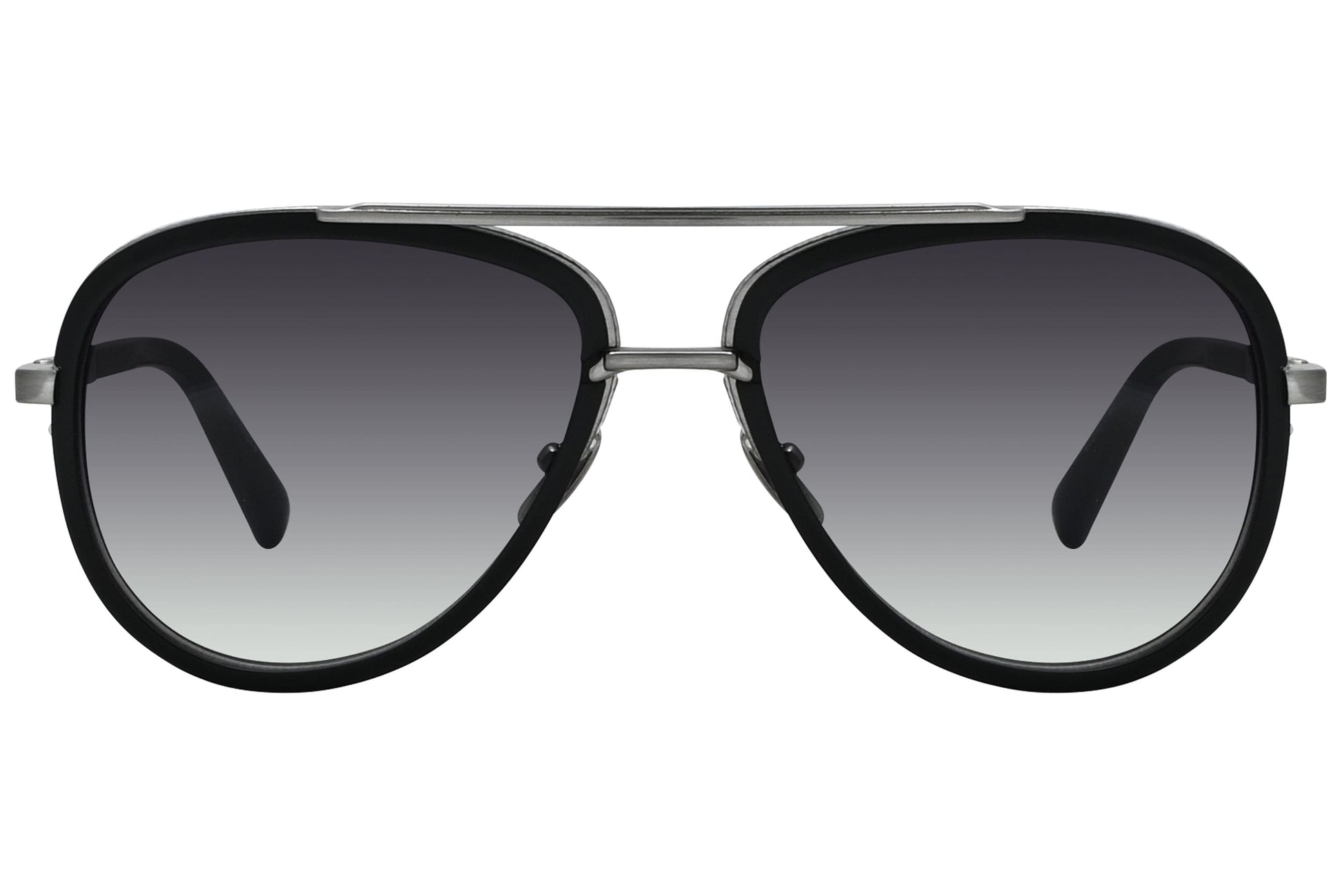 Dita Aviator Black Silver Sunglasses Model: DRX2031-BLK-SLV Front View