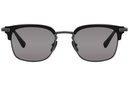 Dita Browline Black Sunglasses Model: DRX2080-BLK-SLV-S1 Front View