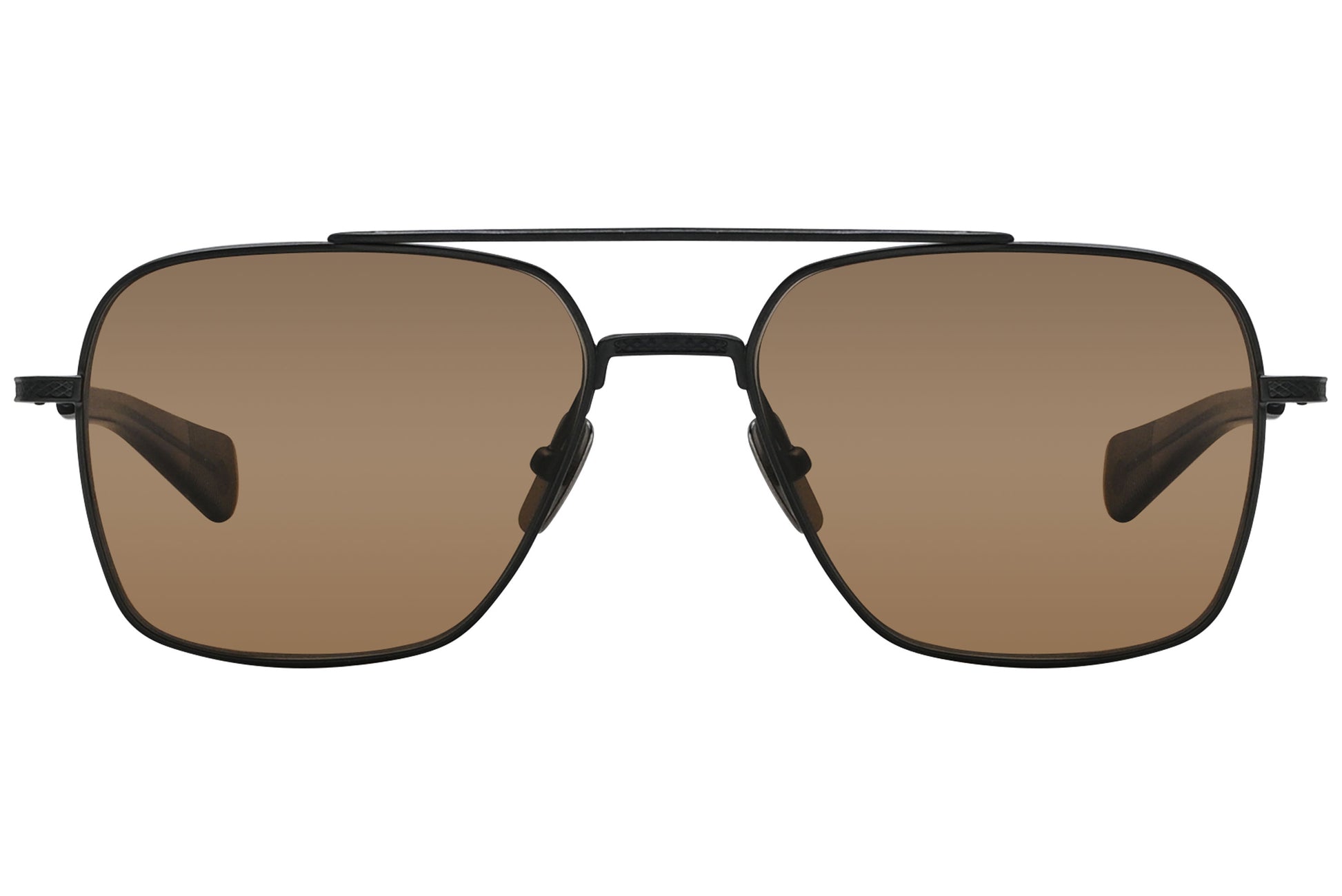 Close-up of frame and lens detail on Dita DTS111 Aviator Sunglasses