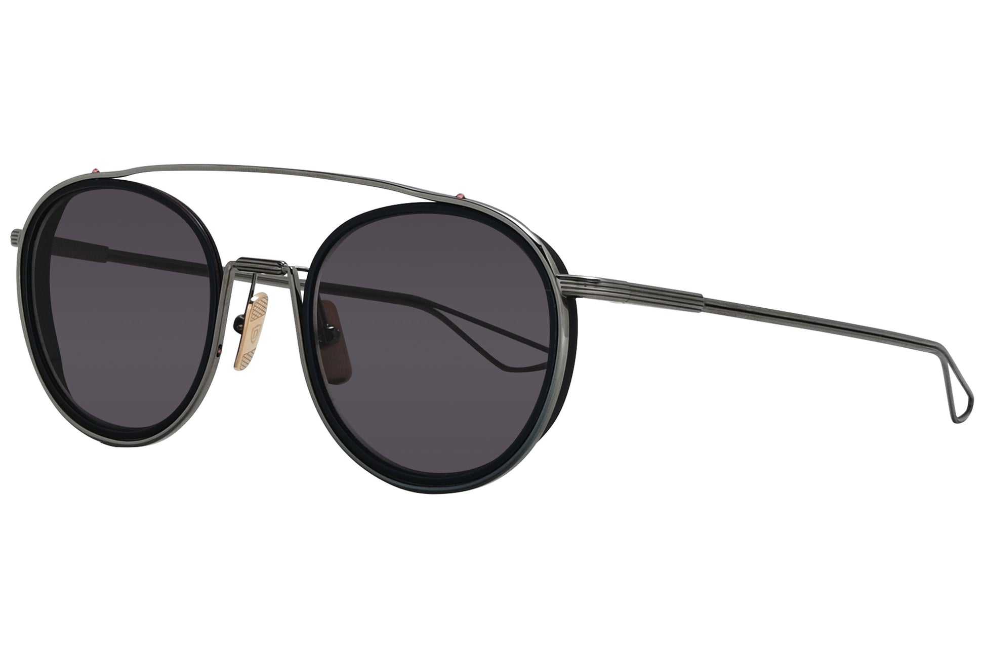 Side view of Dita Aviator Sunglasses DTS115 with black frame