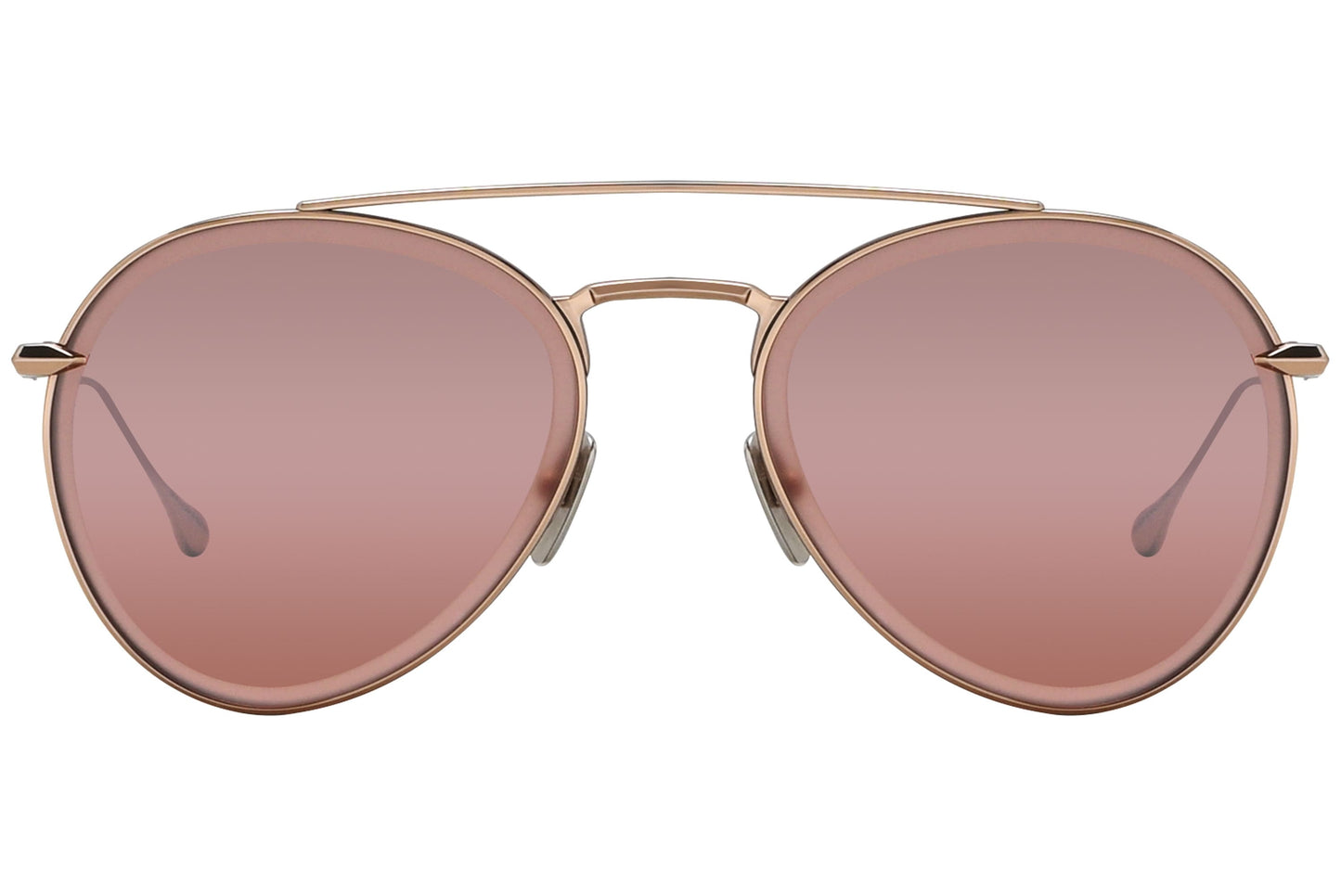 Dita Aviator Rose Gold Sunglasses Model: DTS502-RSE-SIL Front View