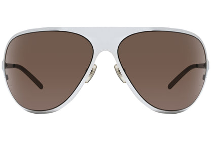 Dolce & Gabbana Aviator Brown with Silver Sunglasses Model: DG1648-319/13 Front View