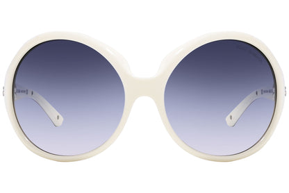 Dolce & Gabbana Oval Purple with silver Sunglasses Model: DG6043-508/8G Front View