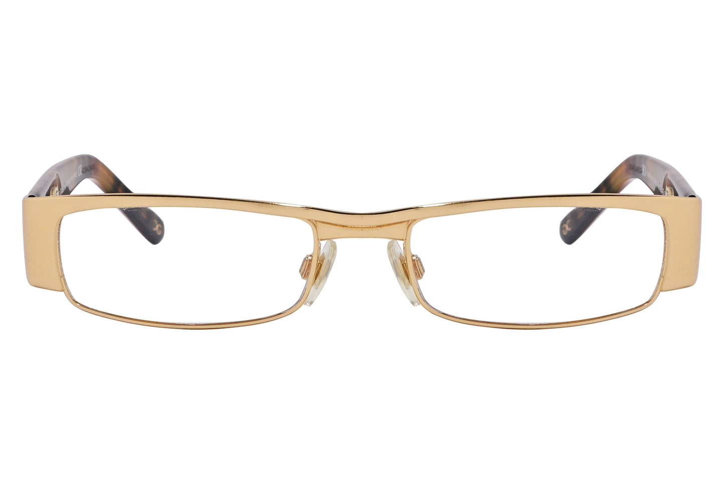 D&G Wrap Around Red Eyeglasses Frame Viewed From Front Angle.