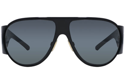 Dolce & Gabbana Black Color Aviator Sunglasses Viewed From Front Angle.