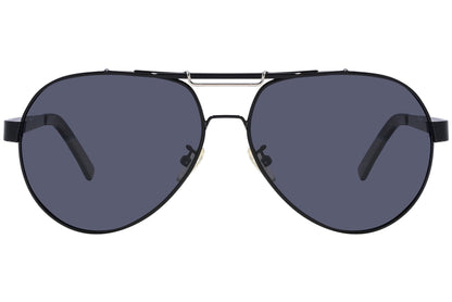 Dolce & Gabbana Black Color Aviator Sunglasses Viewed From Front Angle.