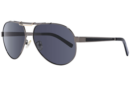 Dolce & Gabbana Gray Color Aviator Sunglasses Viewed From A 45-Degree Angle.