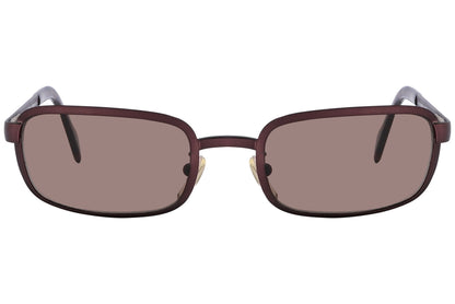 Dolce & Gabbana Brown Color Rectangle Sunglasses Viewed From Front Angle.