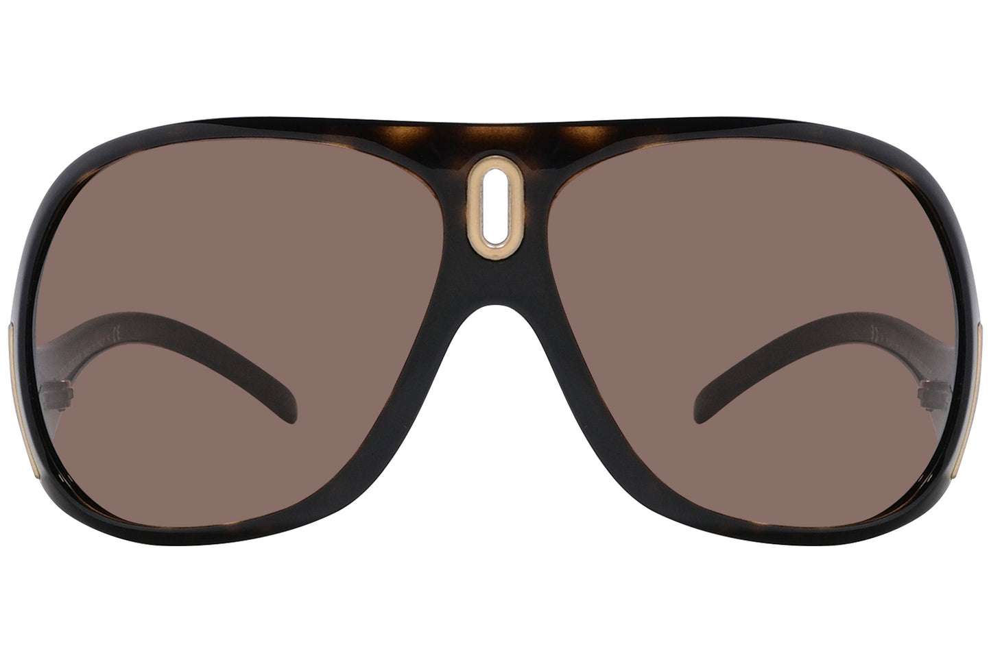 Dolce & Gabbana Tortoise Color Aviator Sunglasses Viewed From Front Angle.