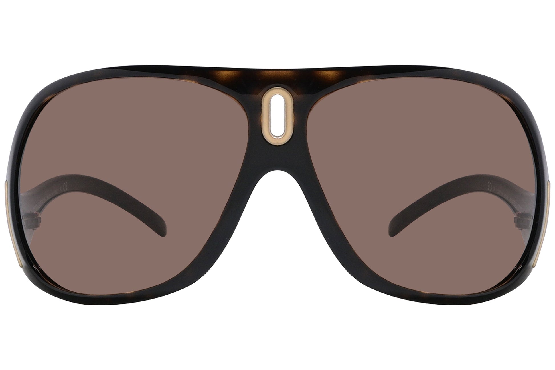 Dolce & Gabbana Tortoise Color Aviator Sunglasses Viewed From Front Angle.