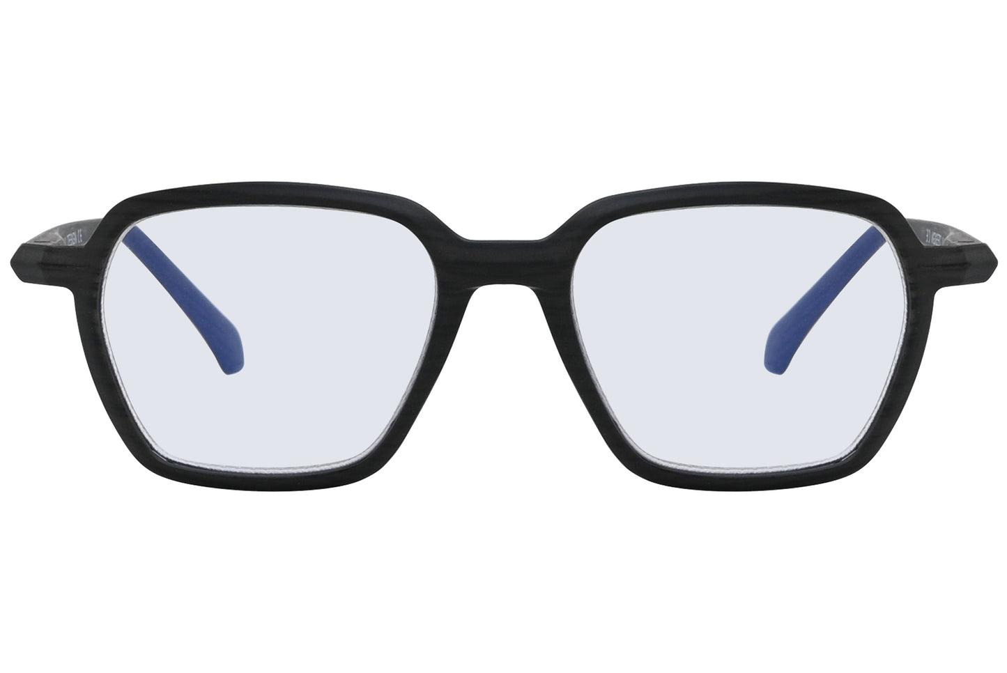 Geometric Reading Glasses - Black Wood