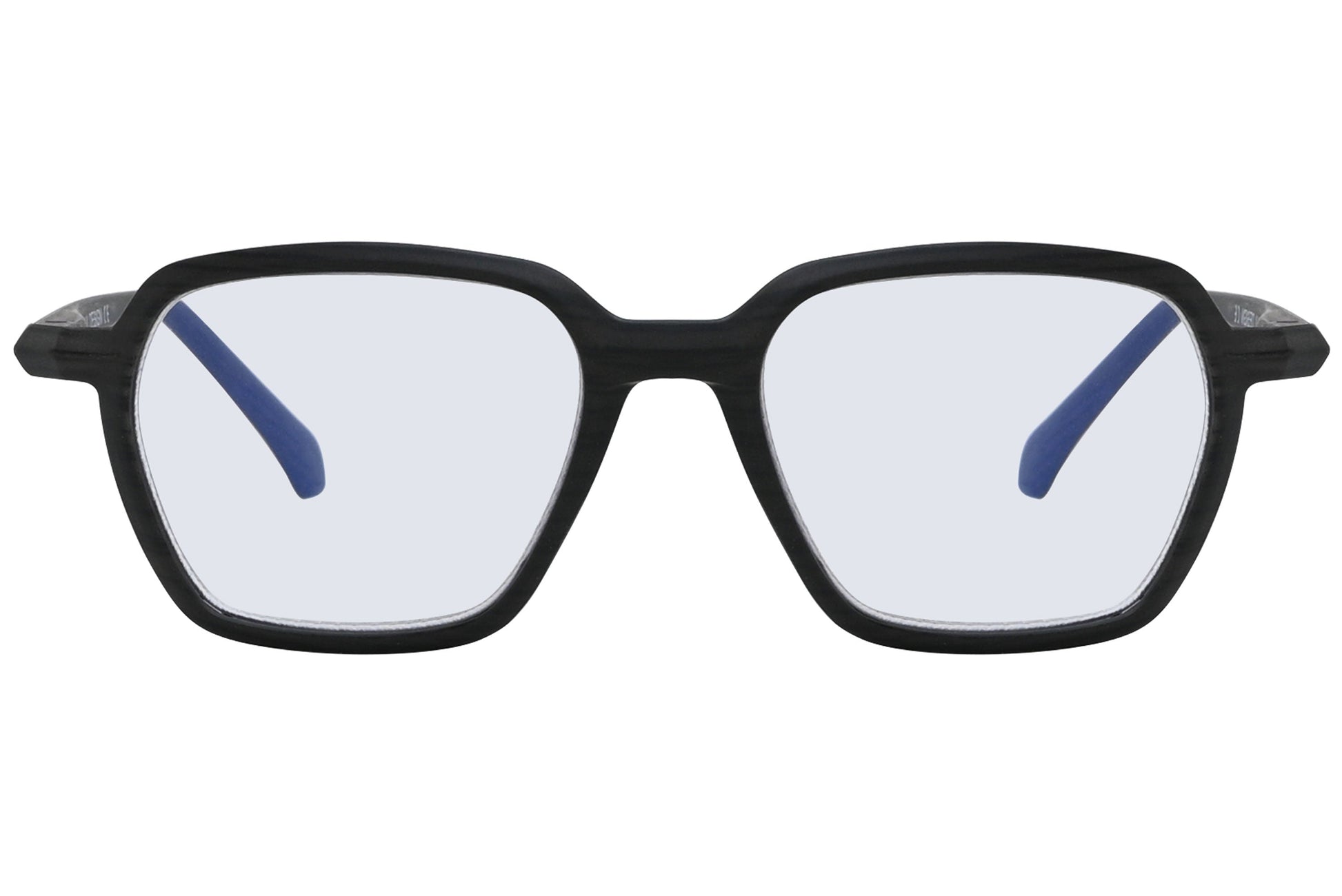 Geometric Reading Glasses - Black Wood