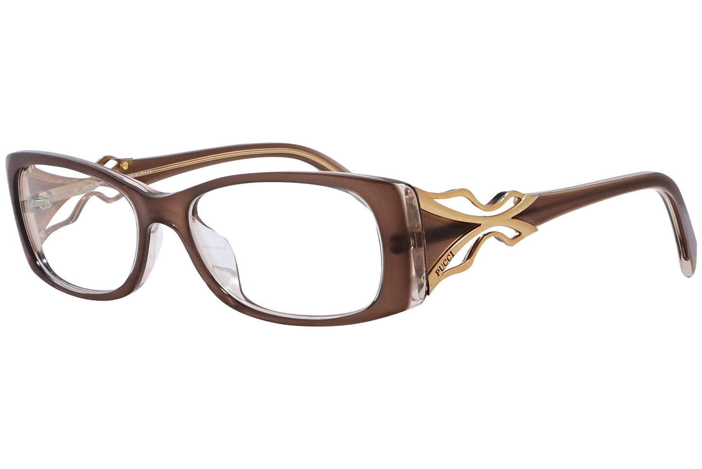 Emilio Pucci eyeglasses side view