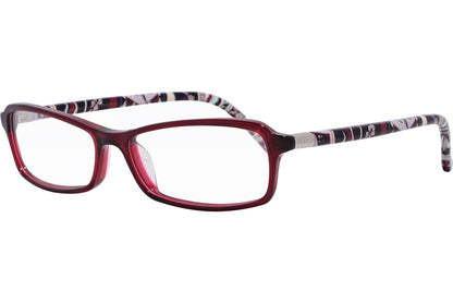 Emilio Pucci Rectangle Red Eyeglasses Frame Model: EP2646-604