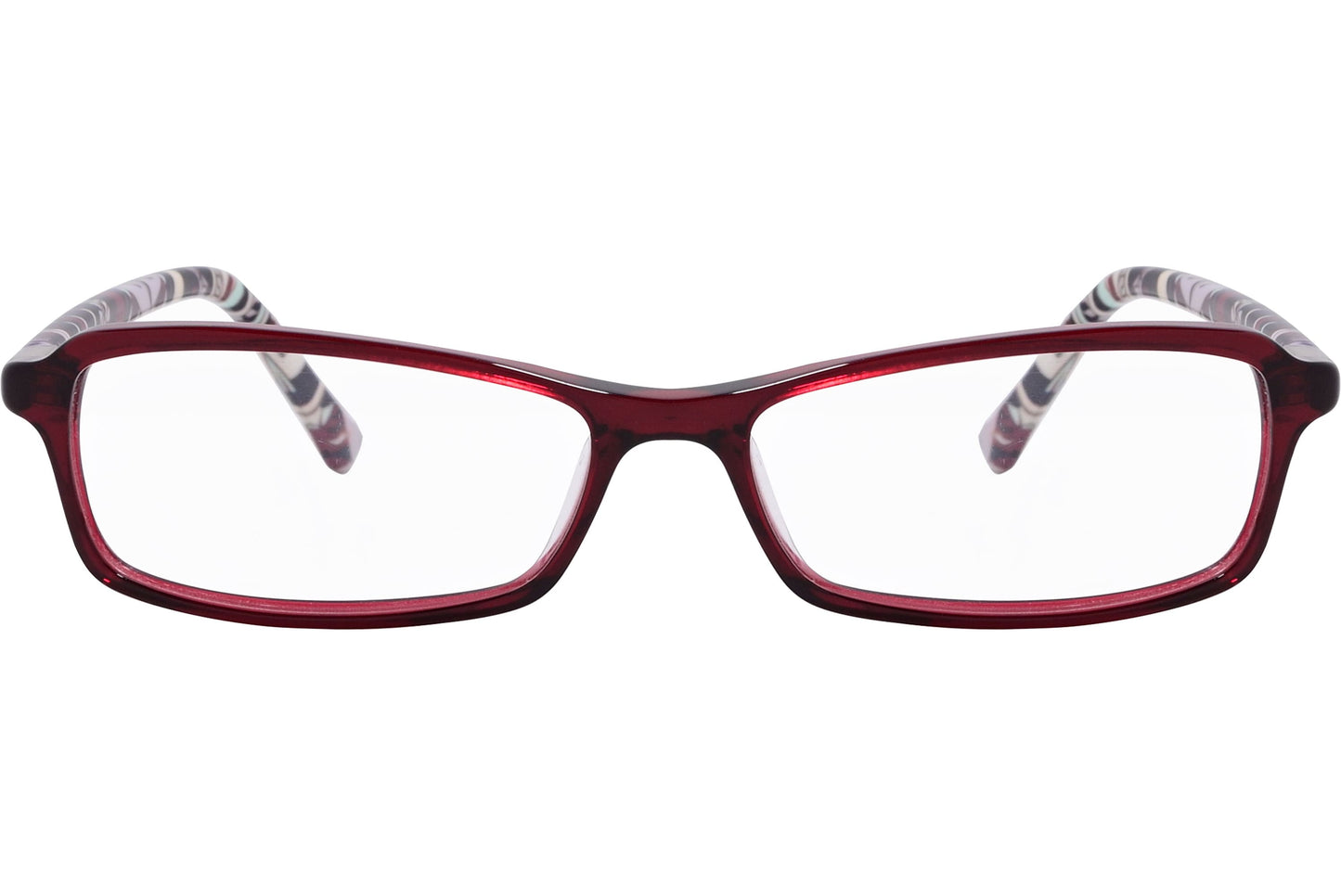 Emilio Pucci Rectangle Red Eyeglasses Frame Model: EP2646-604