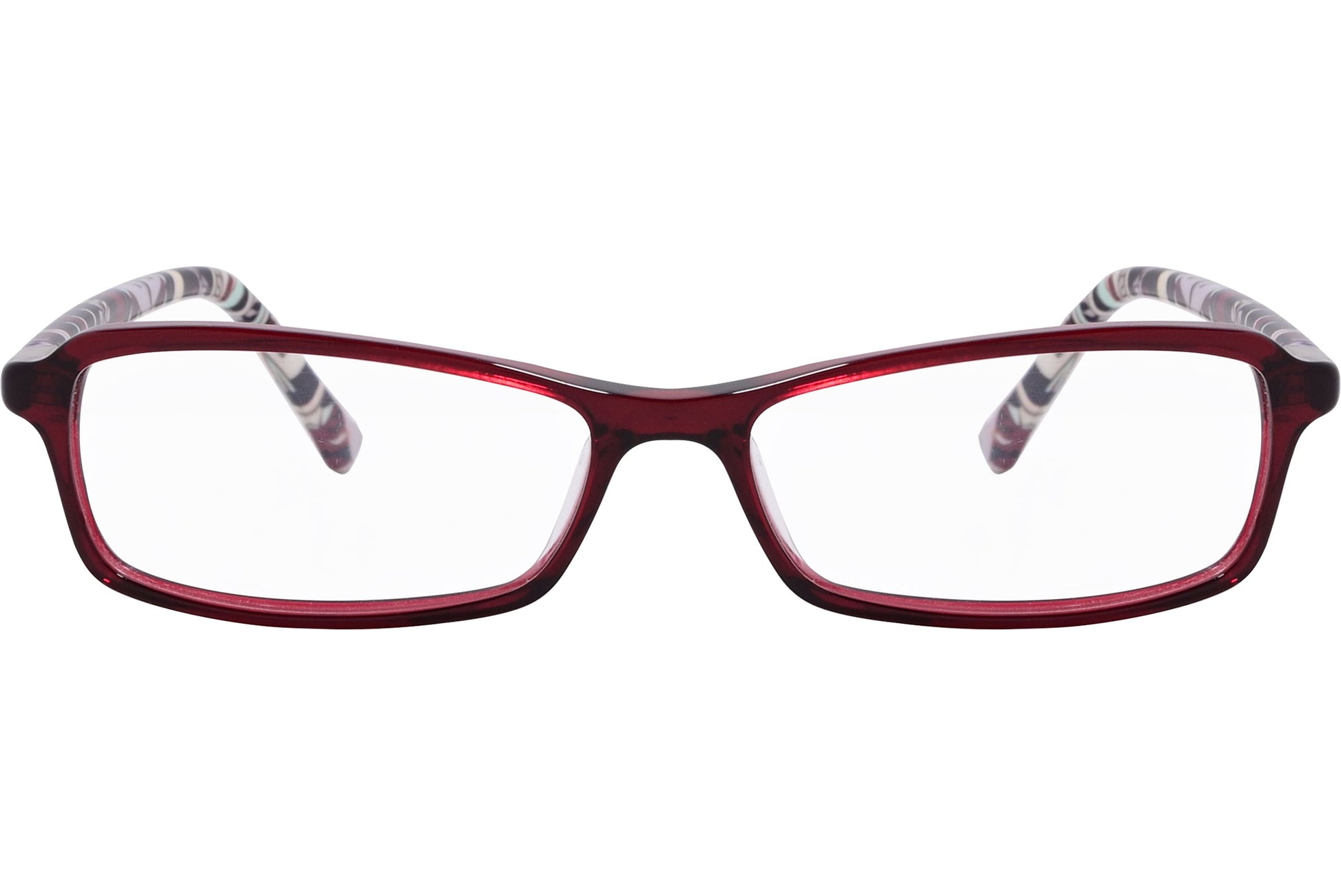 Emilio Pucci Rectangle Red Eyeglasses Frame Model: EP2646-604