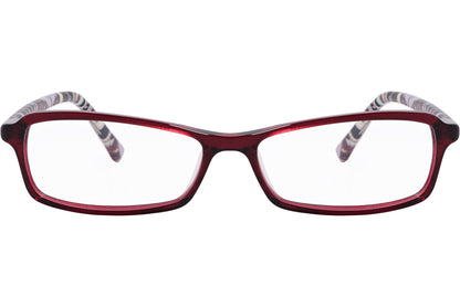 Emilio Pucci Rectangle Red Eyeglasses Frame Model: EP2646-604