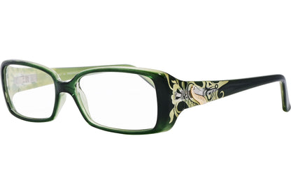 Emilio Pucci Rectangle Green Eyeglasses Frame Model: EP2661-304