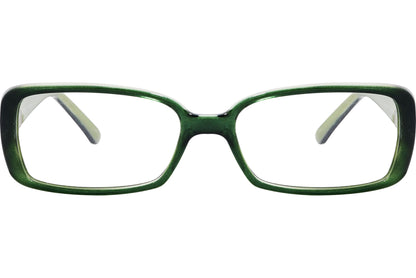 Emilio Pucci Rectangle Green Eyeglasses Frame Model: EP2661-304