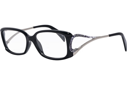 Emilio Pucci Rectangle Black Eyeglasses Frame Model: EP2680-001