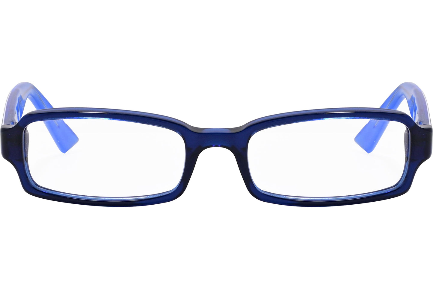 Emporio Armani Rectangle Blue Eyeglasses Frame Model: EA9836-0ZS