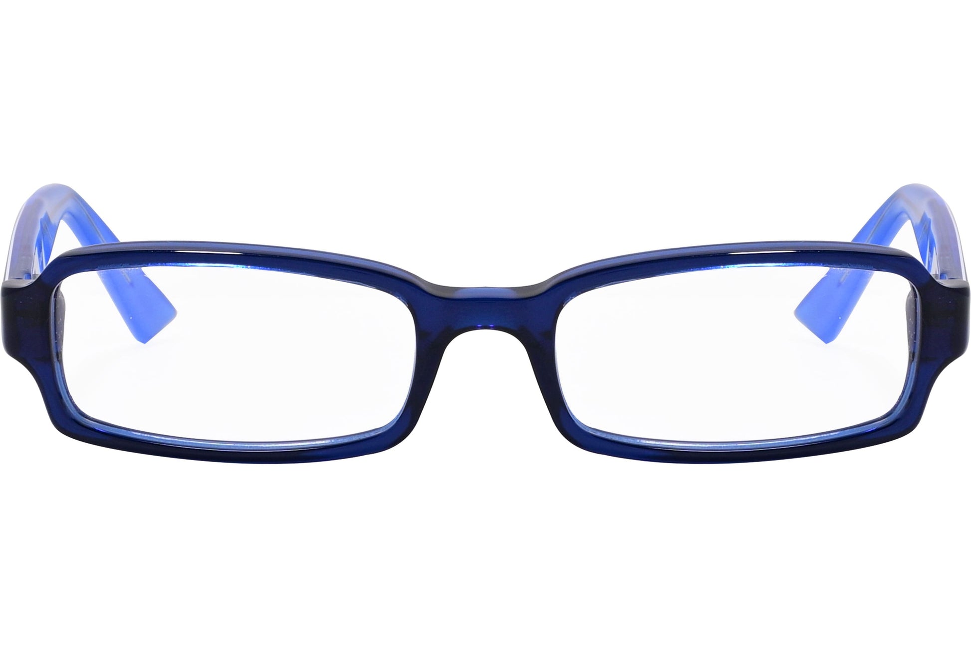 Emporio Armani Rectangle Blue Eyeglasses Frame Model: EA9836-0ZS