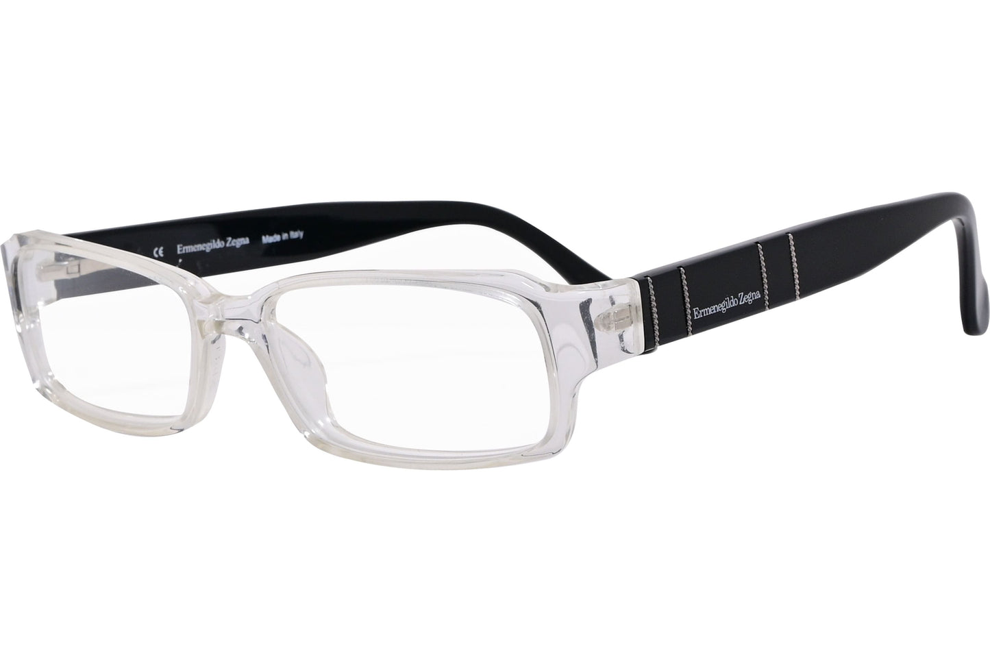 Ermenegildo Zegna Rectangle White Eyeglasses Frame Model: VZ3504-P79