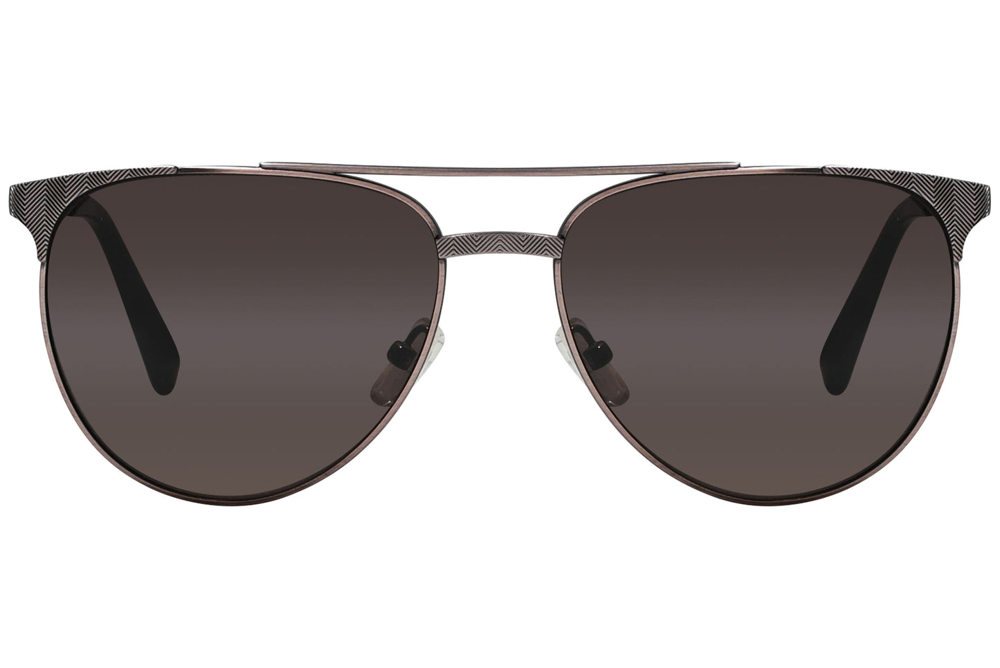 Ermenegildo Zegna Aviator Bronze Sunglasses Model: EZ0040-34J Front View